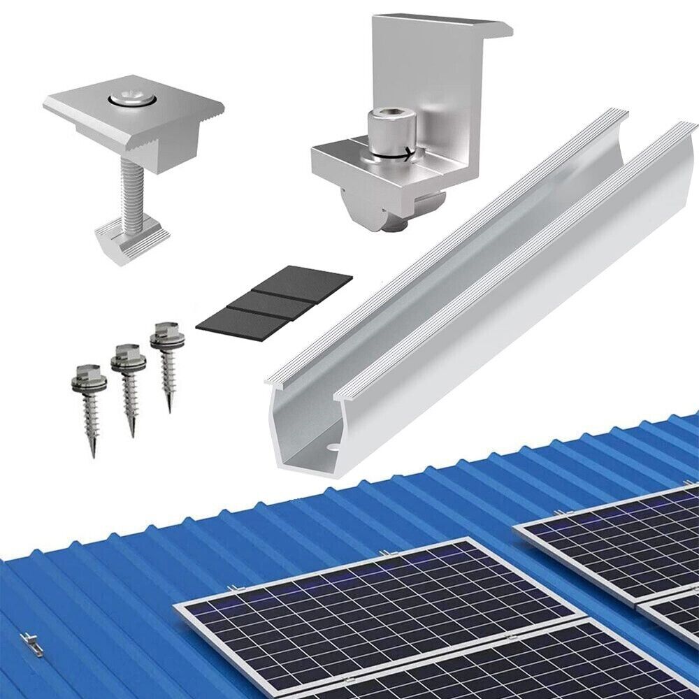 Securely install your solar panels with Solar Panel Rails, providing a sturdy and adjustable mounting solution for optimal positioning.