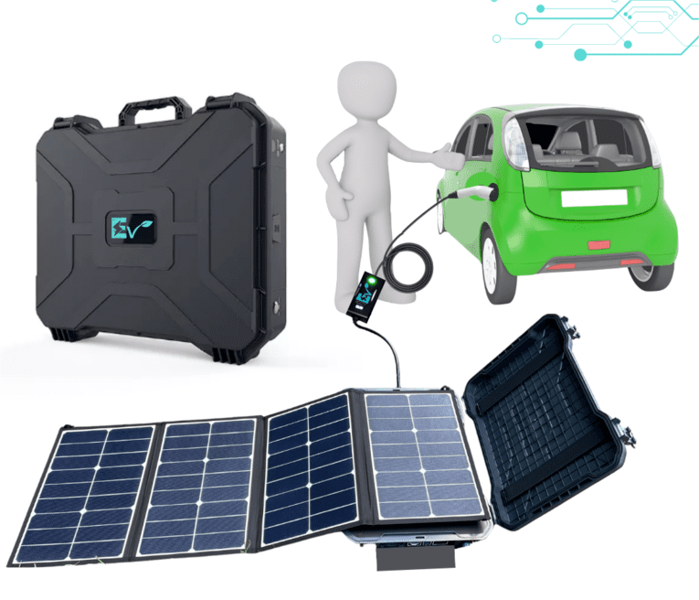 Charge on the go with a Solar Panel Car Charger, harnessing the sun's power for eco-friendly and convenient electric vehicle charging.