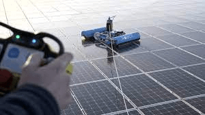 solar panel robot 
